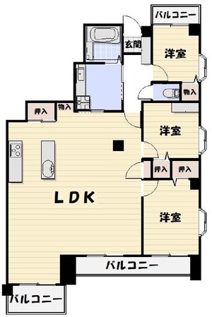 アドバンス新検見川の物件間取画像